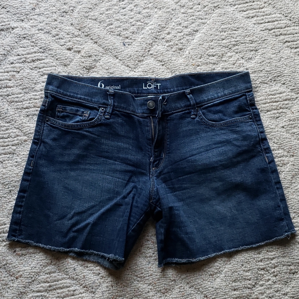 Size 6 Loft Denim Shorts